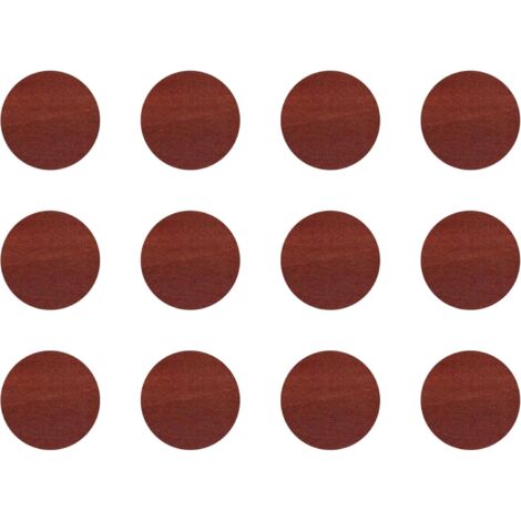 12x Cache vis adhésif autocollant diamètre 40mm protection bouchon trou obturateur meuble table chaise maison, Pommier locarno (1/4)
