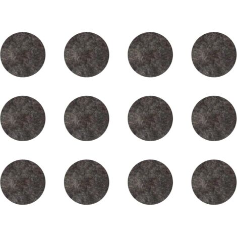 12x Cache vis adhésif autocollant diamètre 40mm protection bouchon trou obturateur meuble table chaise maison, Atelier foncé