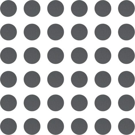 36x Cache vis adhésif autocollant diamètre 25mm protection bouchon trou obturateur meuble table chaise maison, Graphite