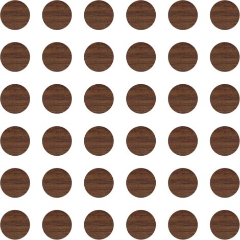 36x Cache vis adhésif autocollant diamètre 25mm protection bouchon trou obturateur meuble table chaise maison, Chêne hudson