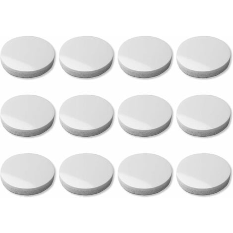 12x Patin silicone autocollant antidérapant anti-vibration rond Ø18mm Pied  Meuble Ménager Electronique Adhésif, Blanc
