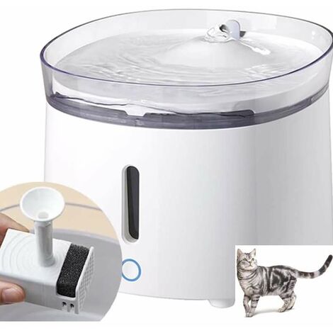 Fontaine à Eau Pour Chat Ultra Silencieuse Et Sans Fil Hydr - Hariet & Rosie