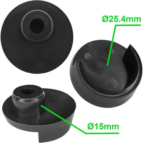 Lot De 30 Supports De Tringle De Placard En Plastique - Pour Tige 25 Mm - Fixation Facile Et Résistante