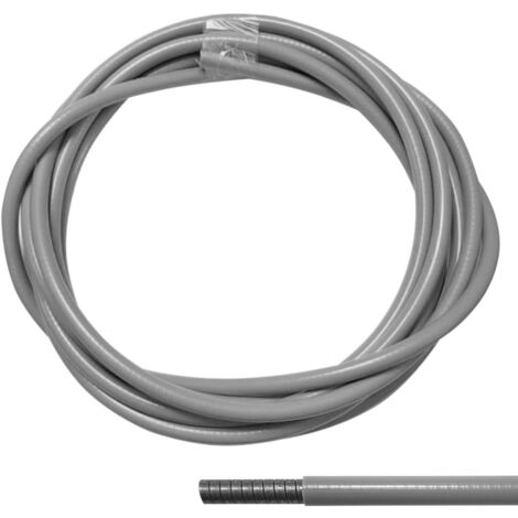 Cyclingcolors – Gaine électrique gris 8mm – Longueur 3m – Pour câbles acier universels de frein et embrayage – Utilisation traction