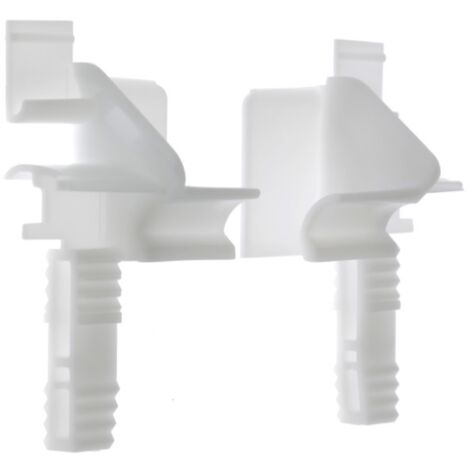 Cyclingcolors – Paire de tulipes pour volet roulant Aluréno ZF – PVC blanc – Pour lames de 7 à 9mm – Installation simple et rapide – Accessoire fenêtre (1/3)