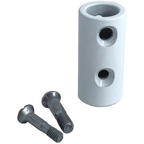 Manchon Ø12,2mm d'un côté et Ø10,1mm de l'autre pour le montage de manivelle ou de crochet sans perçage Volet Roulant Accessoire Cardan Liaison Sotre Fenêtre Ouverture Fermeture Adaptateur