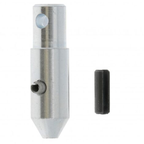 Cyclingcolors – Baïonnette mâle Ø 12 mm pour manivelle décrochable de volet roulant – Aluminium – Goupille en acier inoxydable incluse – Fixation sur cardan ou grenouillère