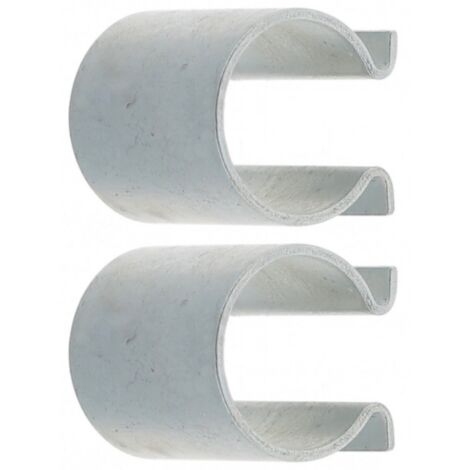 2x Clip d'accroche de toile de store pour tube Ø12mm extérieur Accessoire Volet roulant Maintien Fenêtre Baie vitrée Ouverture Fermeture