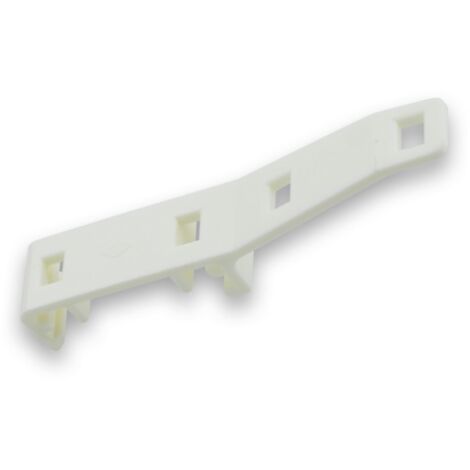 Patte de croisement polyamide ivoire pour chariot de tirage pour tringle 24 x 16mm à clipser Conducteur Jonction de rail Fenêtre Store Baie vitrée Ouverture Fermeture
