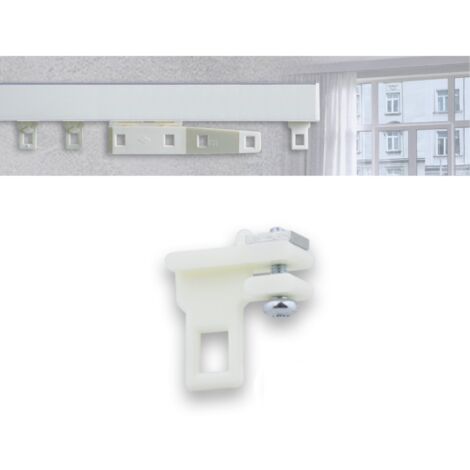 Fixe Embout Avec Suspendeur Ivoire 24x16mm - Accessoire Tringle à Rideaux Cyclingcolors