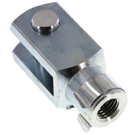 Lot De 2 Vérins Pneumatiques M8 X 1,25 - Têtes De Fourche Avec Goupille à Ressort : Robustesse Et Précision Pour Vos Connexions