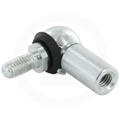 Rotule de direction avec circlip et joint étanche en acier zingué DIN 71802 pièce de fixation universelle longueur 30mm M8 droite M8 droite Vérin Gaz Roulement Bille Tige Goujon Fileté