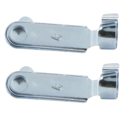 Chape femelle avec axe M4 x 8mm en acier zingué DIN 8140 71752 pièce de