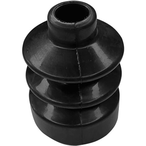 Soufflet de levier de vitesse caoutchouc universel de protection en caoutchouc souple noir Voiture Moto Tondeuse Tracteur Mini pelle Machine, 13 x 37 x 58mm