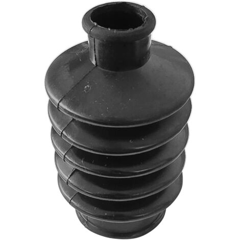 Soufflet de levier de vitesse caoutchouc universel de protection en caoutchouc souple noir Voiture Moto Tondeuse Tracteur Mini pelle Machine, 15 x 30 x 80mm
