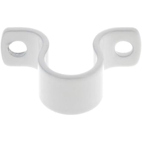 Lacet espagnolette collier en aluminium blanc entraxe 30mm Volet Battant Fenêtre Butée Maintien (1/3)