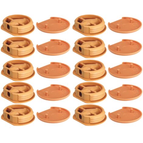 10x Ferrure d'assemblage beige avec cache en plastique idéal caravane bateaux vans camping-cars camions aménagés Connecteur Fixation Meuble Cuisine, capuchon beige RAL 1011