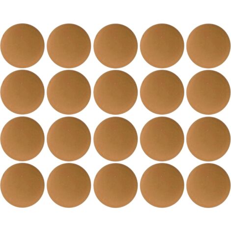 20x Cache vis capuchon torx T25 Protection Bouchon Recouvrement Meuble, chêne