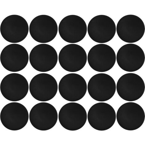 20x Cache vis capuchon torx T25 Protection Bouchon Recouvrement Meuble, noir