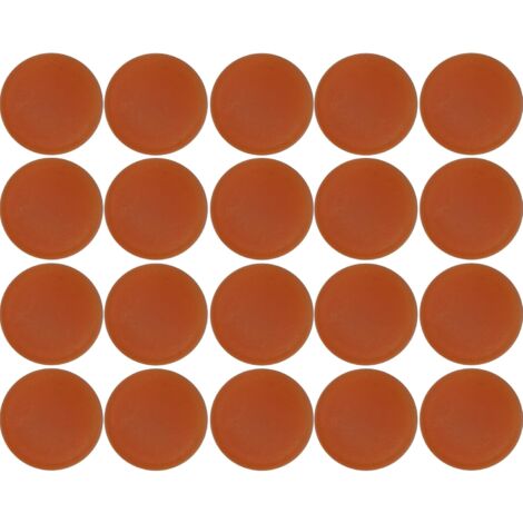 20x Cache vis capuchon torx T25 Protection Bouchon Recouvrement Meuble, poirier