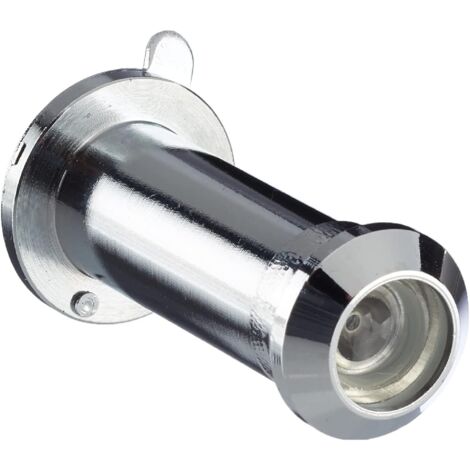 Cyclingcolors – Judas pour porte d'entrée en laiton Ø12mm – Abattant angle 170° – Visionneuse sécurité domicile – Finition chromée durable