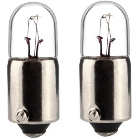 2x Ampoule BA9S 2W 24V camion fourgon voiture tracteur véhicule agricole réparation changement éclairage lumière