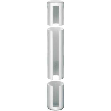 Cyclingcolors – Couvre gond cache paumelle pour porte et fenêtre – Plastique blanc – Longueur 149mm – Diamètre 20mm – Protection charnière