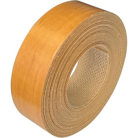 Bande de chant 21mm x 5m en mélaminé thermocollant épaisseur 0,5mm facile à appliquer Bricolage Ruban Panneau Plan de travail Bois, aulne