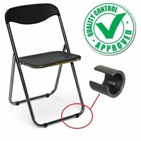 4x embout plastique 16 - 17mm patin teflon PTFE rectangulaire chaise meuble  guide pied rond