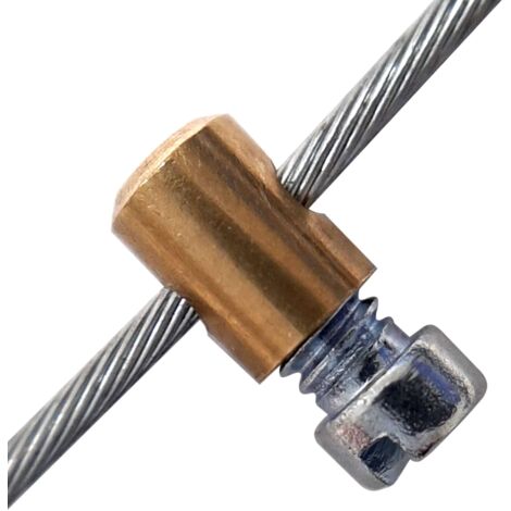 5x serre câble cable 4 x 5.6 mm usage universel fixation serrage arrêt butée