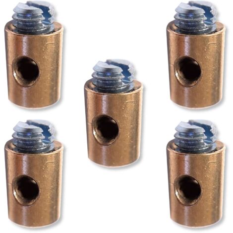 Cyclingcolors – Lot de 5 serre-câbles 5.5 x 7.5 mm – Fixation pour bois, plastique et métal – Pré-perçage 2.2 mm pour installation rapide
