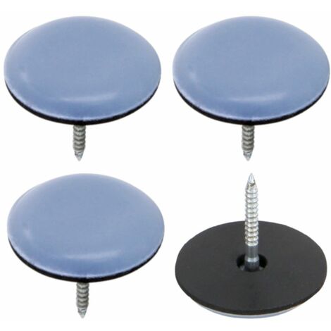 Patin pour meuble Cyclingcolors 5x embout de tube rond rentrant pied chaise  diamètre d = 15mm 16mm meuble table plastique noir patin