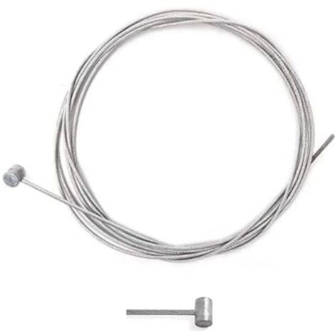 Cyclingcolors – Câble souple en acier 2,5mm x 2,5m – Tête marteau Ø7,8 x 8,1mm – Accessoire pour motoculteur et tondeuse – Remplacement efficace