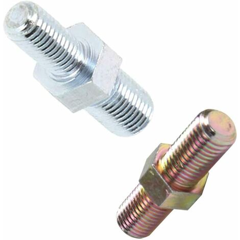 Cyclingcolors – Adaptateur vis 10 x 1.25mm vers 10 x 1.25mm – Mâle mâle pas à gauche – Accessoire pour débroussailleuse – Compatible avec tête de débroussailleuse