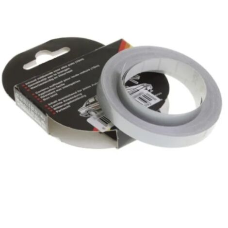 Liseret autocollant 9mm x 10m argent carénage jante décoration pneu bricolage
