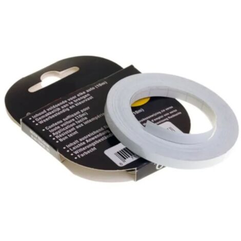 Liseret autocollant 6mm x 10m blanc carénage jante décoration pneu bricolage