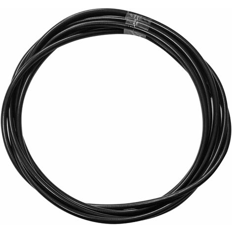 Gaine de câble acier universelle noir diamètre 5mm longueur 3m avec insert plastique protection frein gaz (1/3)
