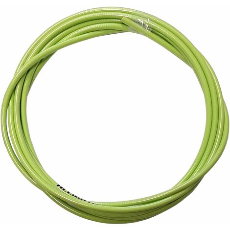 Gaine de câble acier universelle vert diamètre 5mm longueur 3m avec insert plastique protection frein gaz