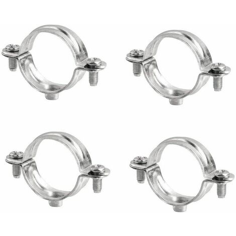 4x collier simple de fixation murale 10mm plomberie raccord tuyau tube maintien