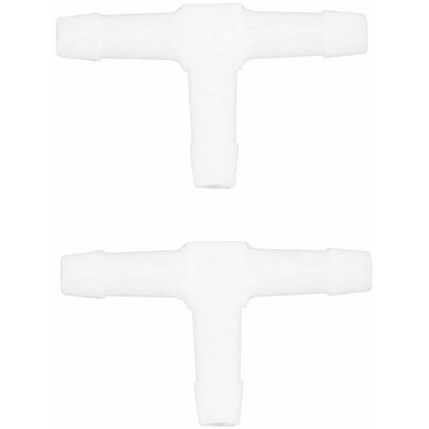 Lot De 2 Raccords En T Droits 3 Mm – Connecteurs Durite Carburant/Essence Pour Moto, Voiture, Tondeuse, Tracteur