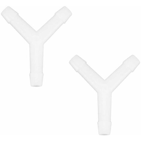 2x raccord de durite en Y diamètre 3mm connecteur tube tuyau carburant essence tracteur tondeuse voiture (1/2)