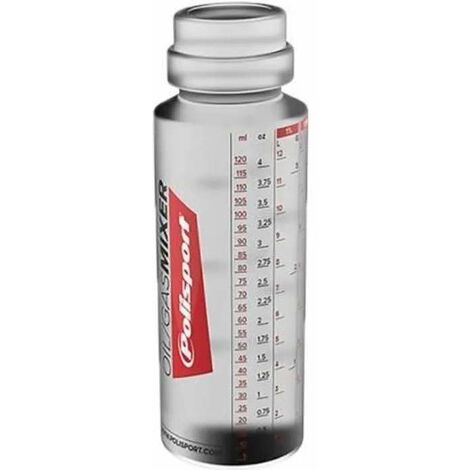 Doseur huile 125mL pour mélange essence récupérateur fluide avec bouchon à visser tracteur tondeuse débroussailleuse taille haie motoculteur