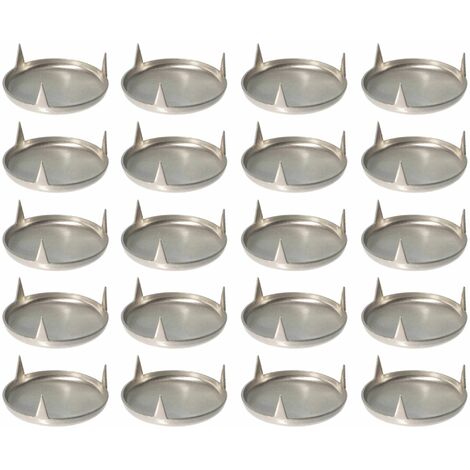 20x clou à griffe Ø22mm résistant anti rayure frottement pied de meuble table chaise acier nickelé décoratif