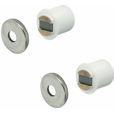 Loqueteau Magnétique 4x Meubles Aimant Rond Braun de Porte 2