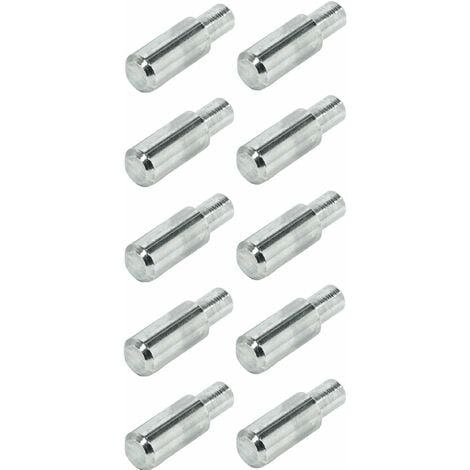 10x taquet aluminium étagère pour crémaillère support fixation