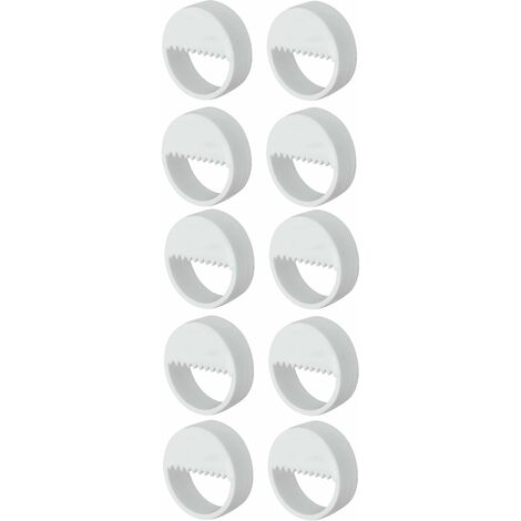 Cyclingcolors – Lot de 10 supports de cadre en plastique 30mm – Pour bois à percer – Fixation tableau et meuble – Assemblage facile