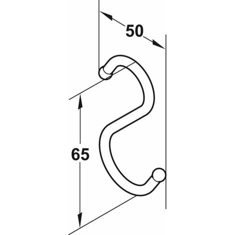 2 Clips En C (C-clip) 19-22mm Pour Barre De Tension De Tente - Robustes, Noirs, Référence #782