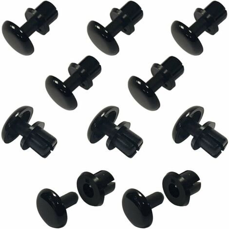 10x rivet clip Ø4,1 x 2,5-3,5mm plastique fixation agrafe à expansion pare-choc garniture voiture (1/2)