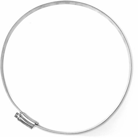 2x Collier de serrage à crémaillère diamètre 150-170mm largeur 11,7mm bande non perforée bords arrondis durite tuyaux boyau flexible