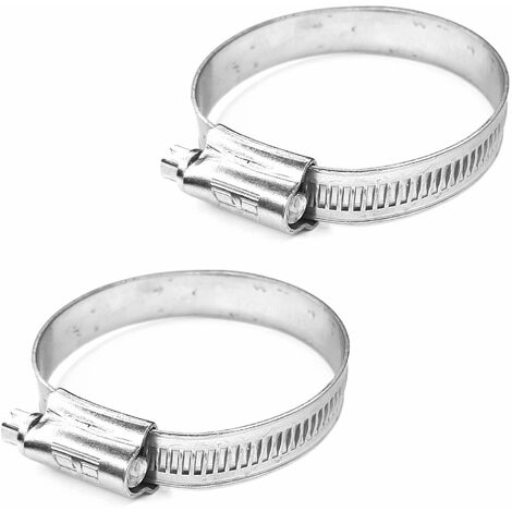2x Collier de serrage à crémaillère diamètre 8-12mm largeur 9mm bande non perforée bords arrondis durite tuyaux boyau flexible